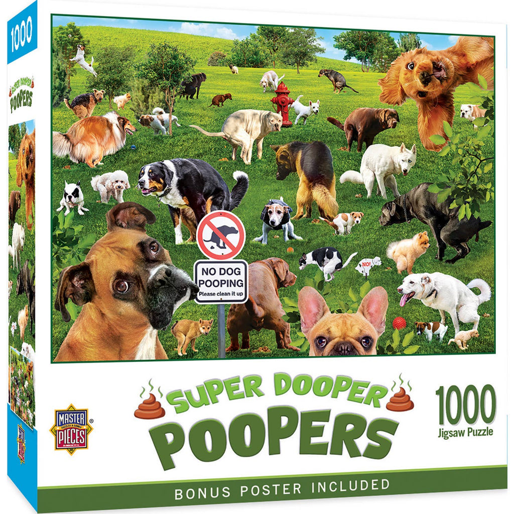 Super Dooper Poopers 1000 Piece Puzzle by Masterpieces Puzzles
