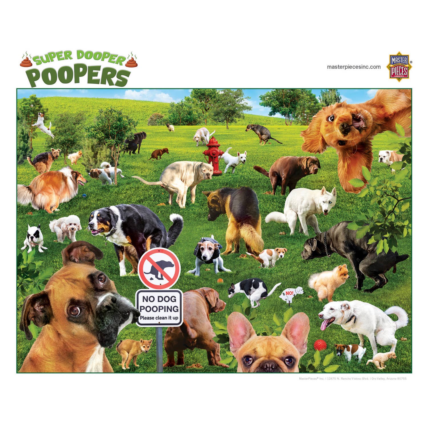 Super Dooper Poopers 1000 Piece Puzzle by Masterpieces Puzzles