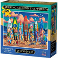 Surfing Around The World 500 Piece Jigsaw Puzzle by Dowdle