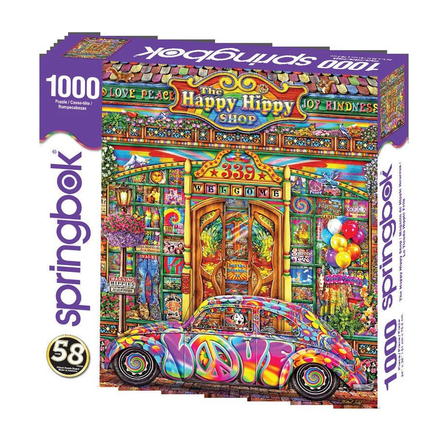 The Happy Hippy Shop 1000-Piece Jigsaw Puzzle by Springbok Puzzles