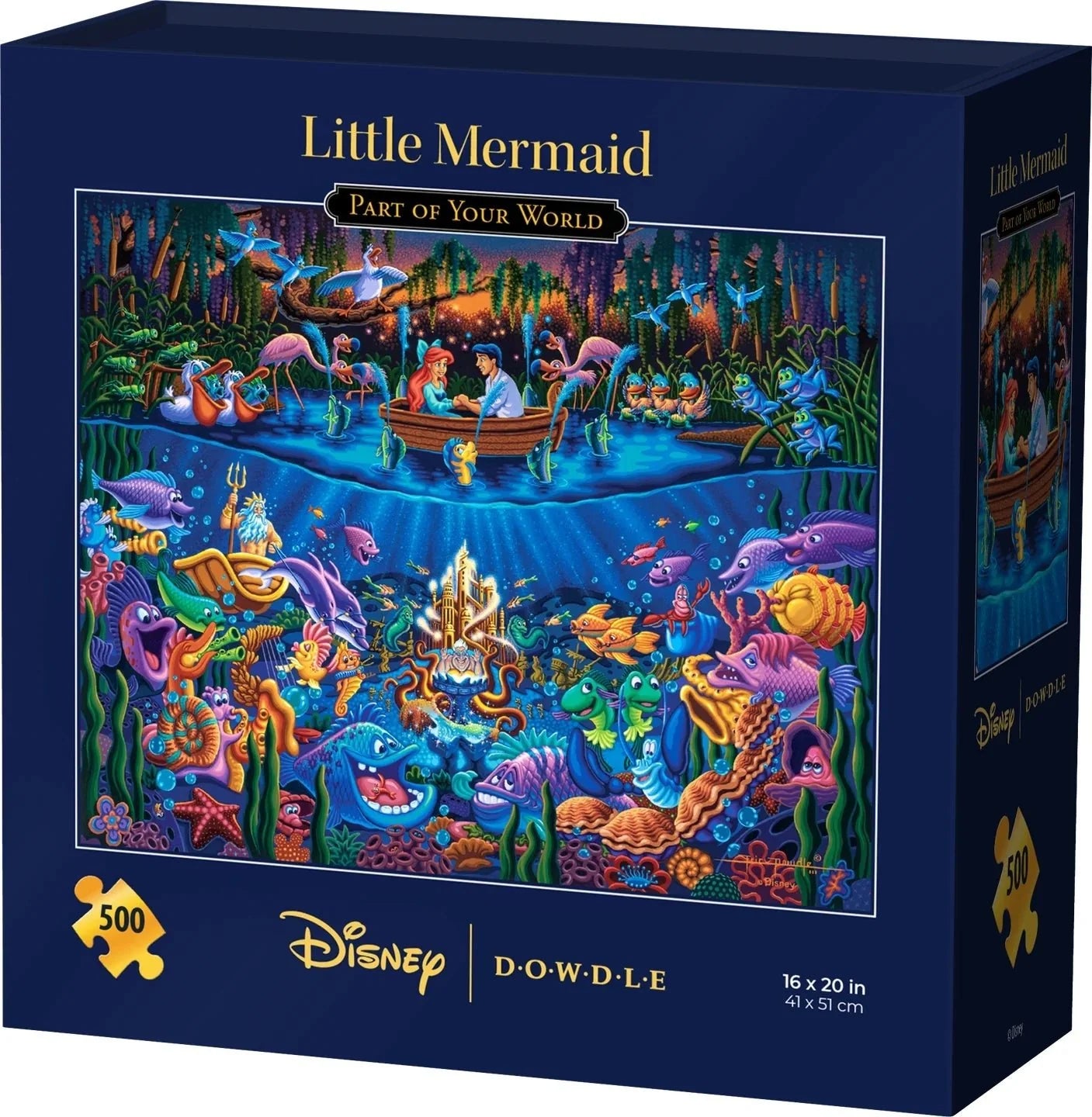 The Little Mermaid - Part of your world 500 Piece Jigsaw Puzzle | Dowdle Puzzles