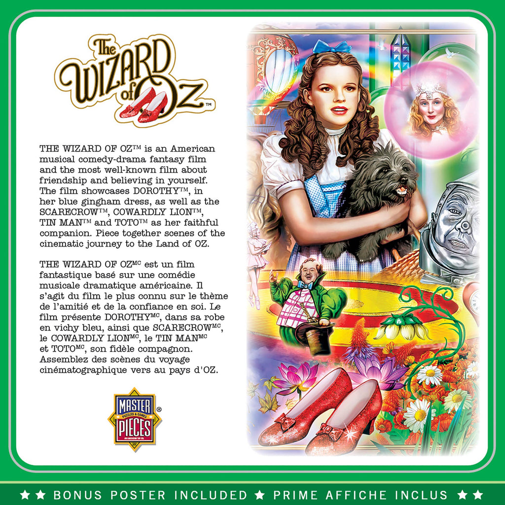 The Wizard of Oz – Magical Land of Oz 1000 Piece Puzzle by Masterpieces