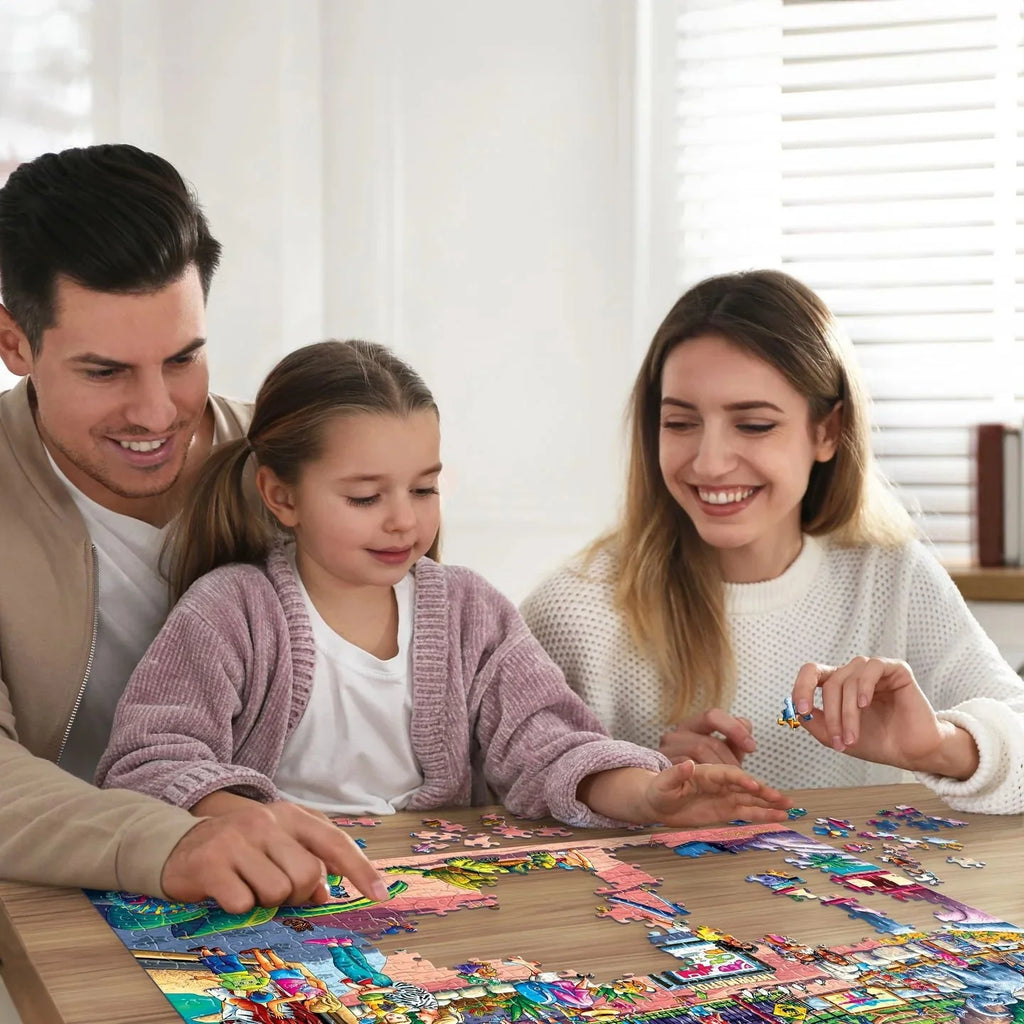 The Zoo 500 Piece Jigsaw Puzzle by Boardwalk Puzzle Company