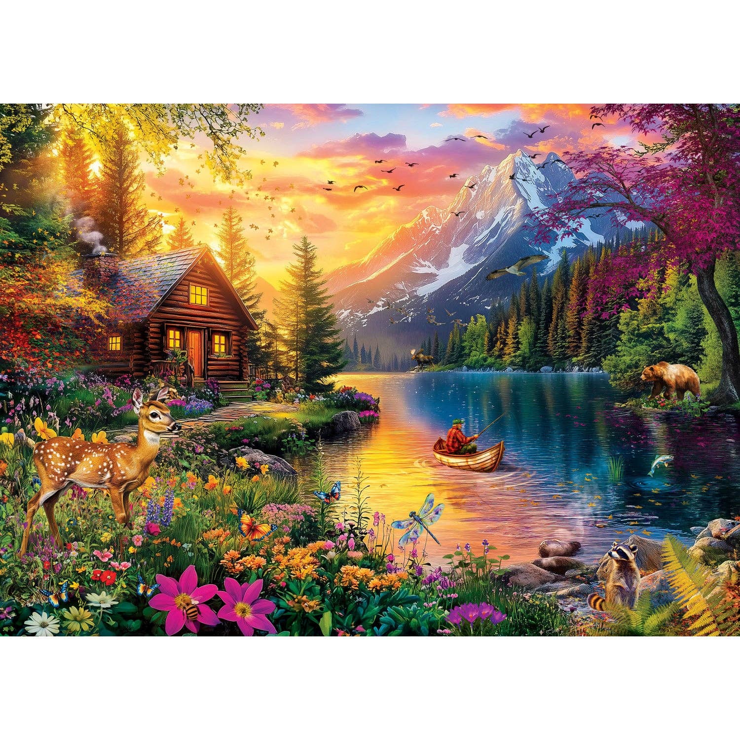 Time Away Evening Tranquility 1000 Piece Jigsaw Puzzle | Masterpieces Puzzles