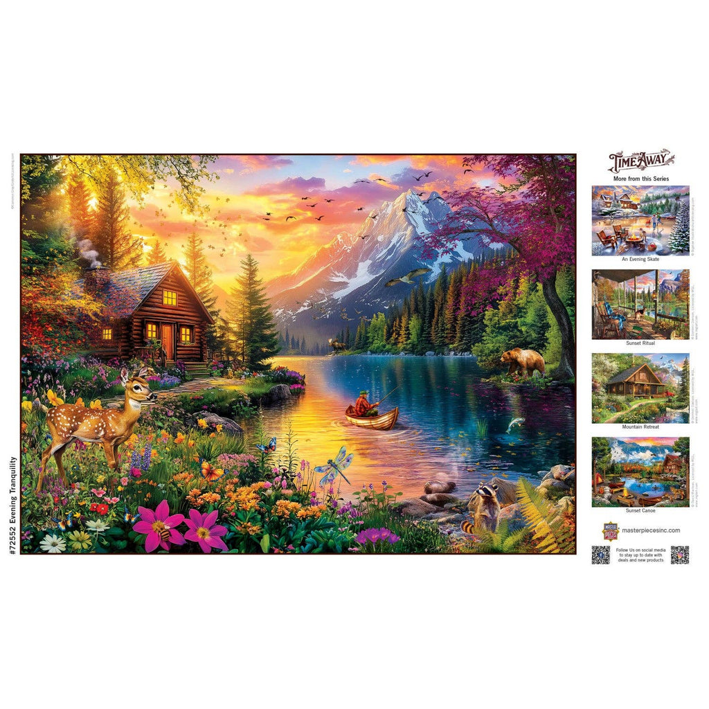 Time Away Evening Tranquility 1000 Piece Jigsaw Puzzle | Masterpieces Puzzles