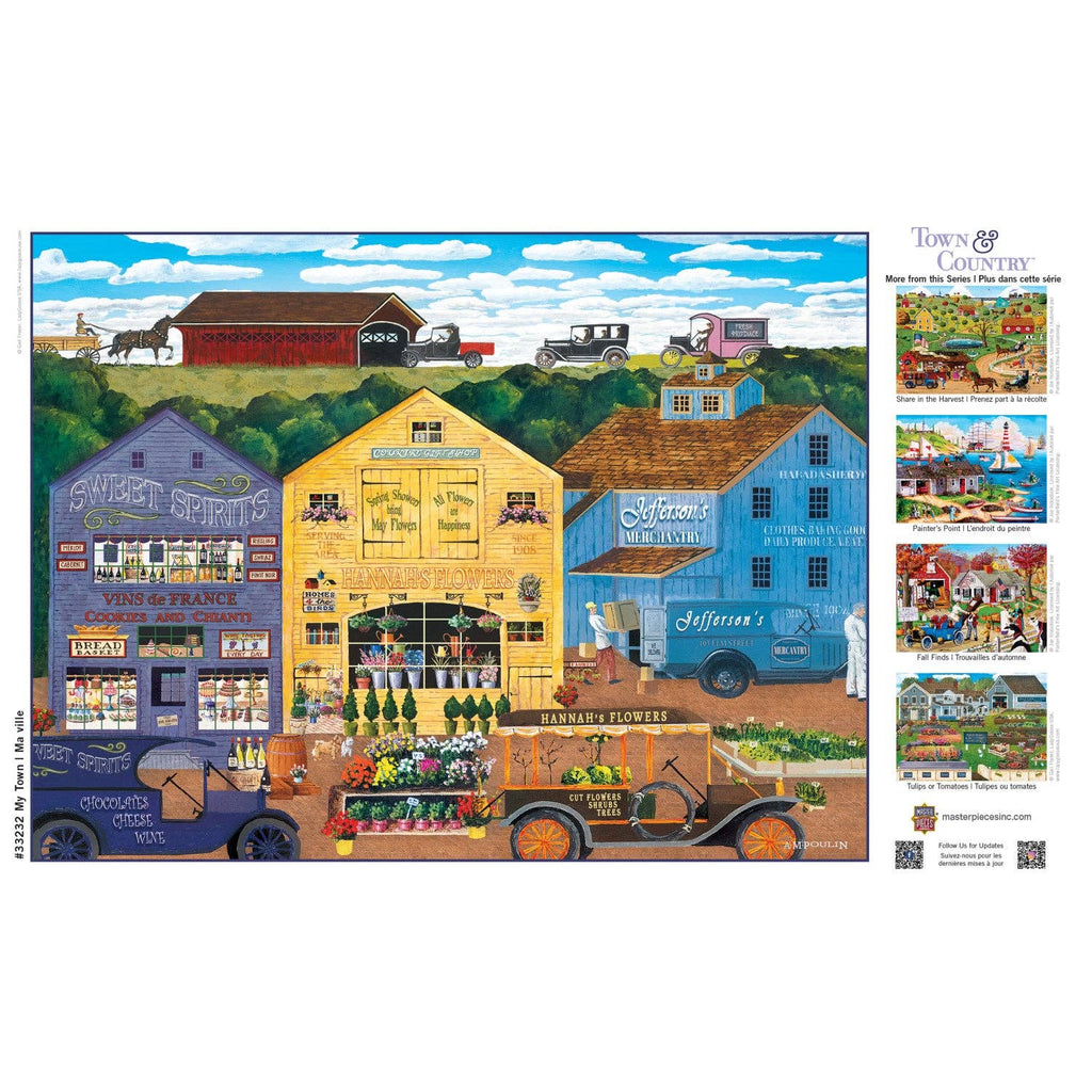 Town & Country - My Town 300 Piece EZ Grip Jigsaw Puzzle by Masterpieces Puzzles