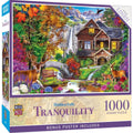 Tranquility - Hidden Falls Cottage 1000 Piece Jigsaw Puzzle by Masterpieces Puzzles