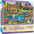 Tranquility - Stoney Brook Cottage 1000 Piece Jigsaw Puzzle by Masterpieces Puzzles