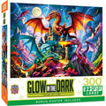 Triad of Fire 300 Piece Glow in the Dark Jigsaw Puzzle | Masterpieces