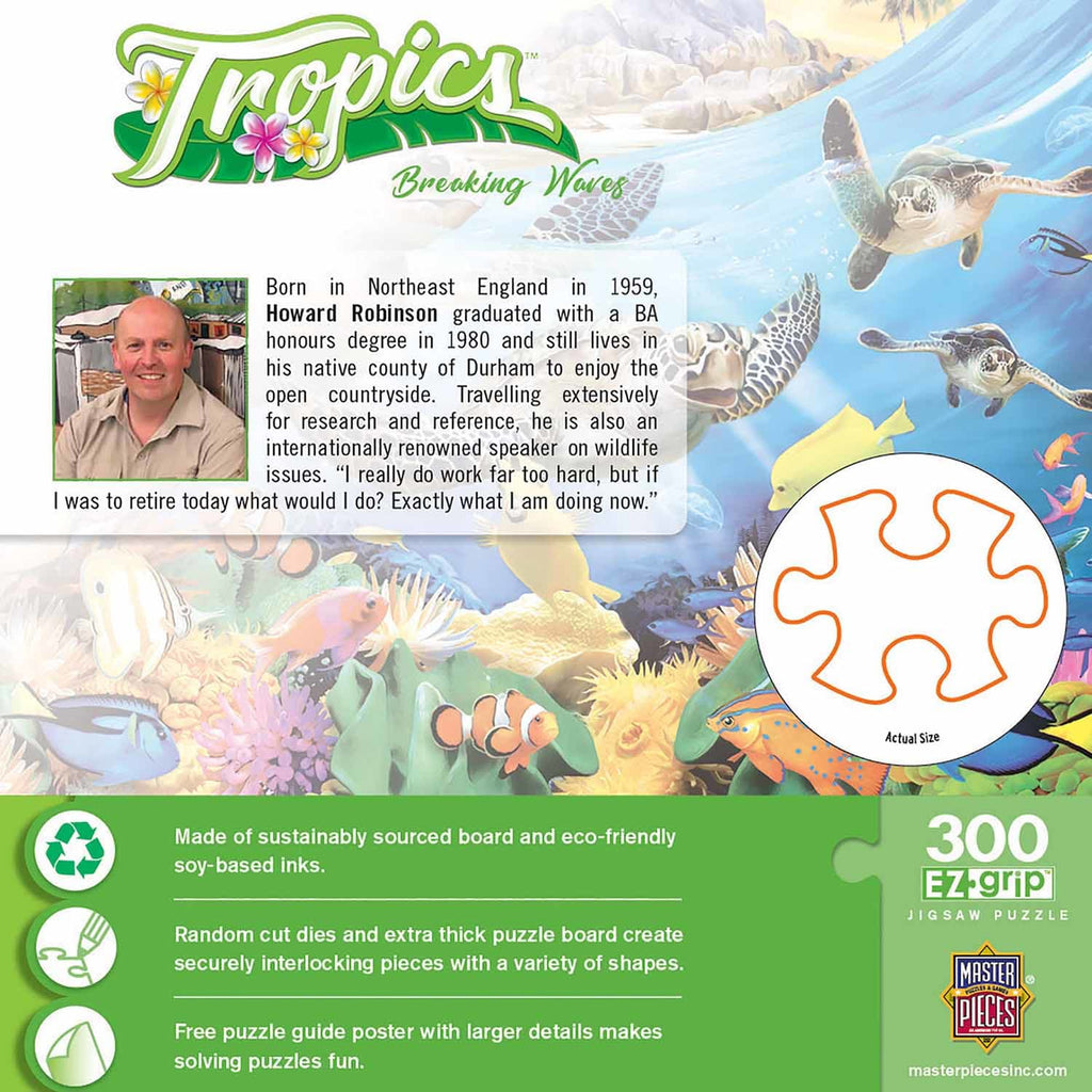 Tropics Breaking Waves 300 Piece EZ Grip Jigsaw Puzzle | Masterpieces