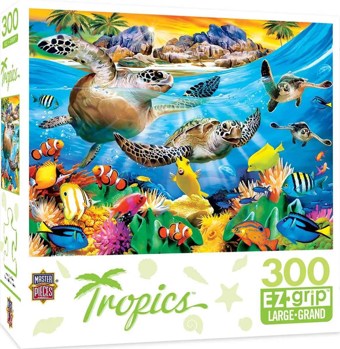 Tropics Breaking Waves 300 Piece EZ Grip Jigsaw Puzzle | Masterpieces