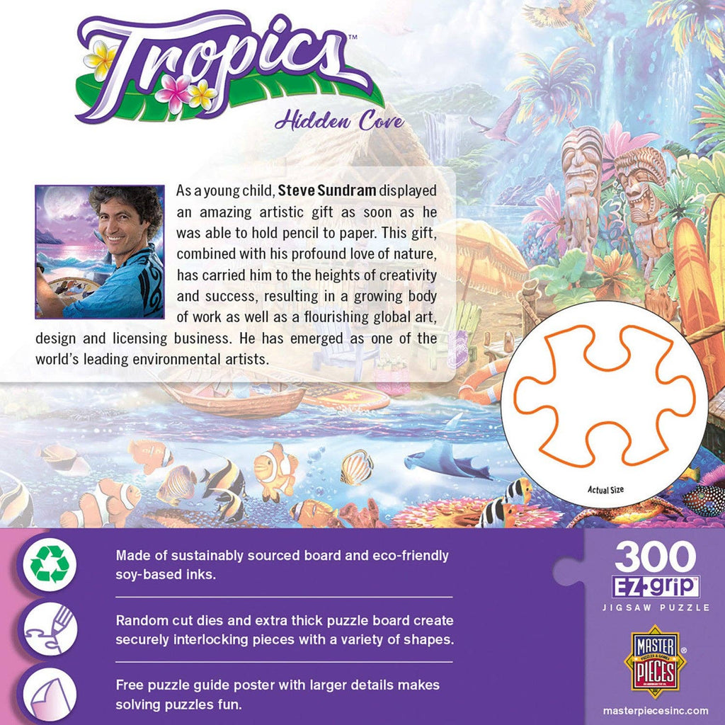 Tropics - Hidden Cove 300 Piece Jigsaw Puzzle by Masterpieces Puzzles