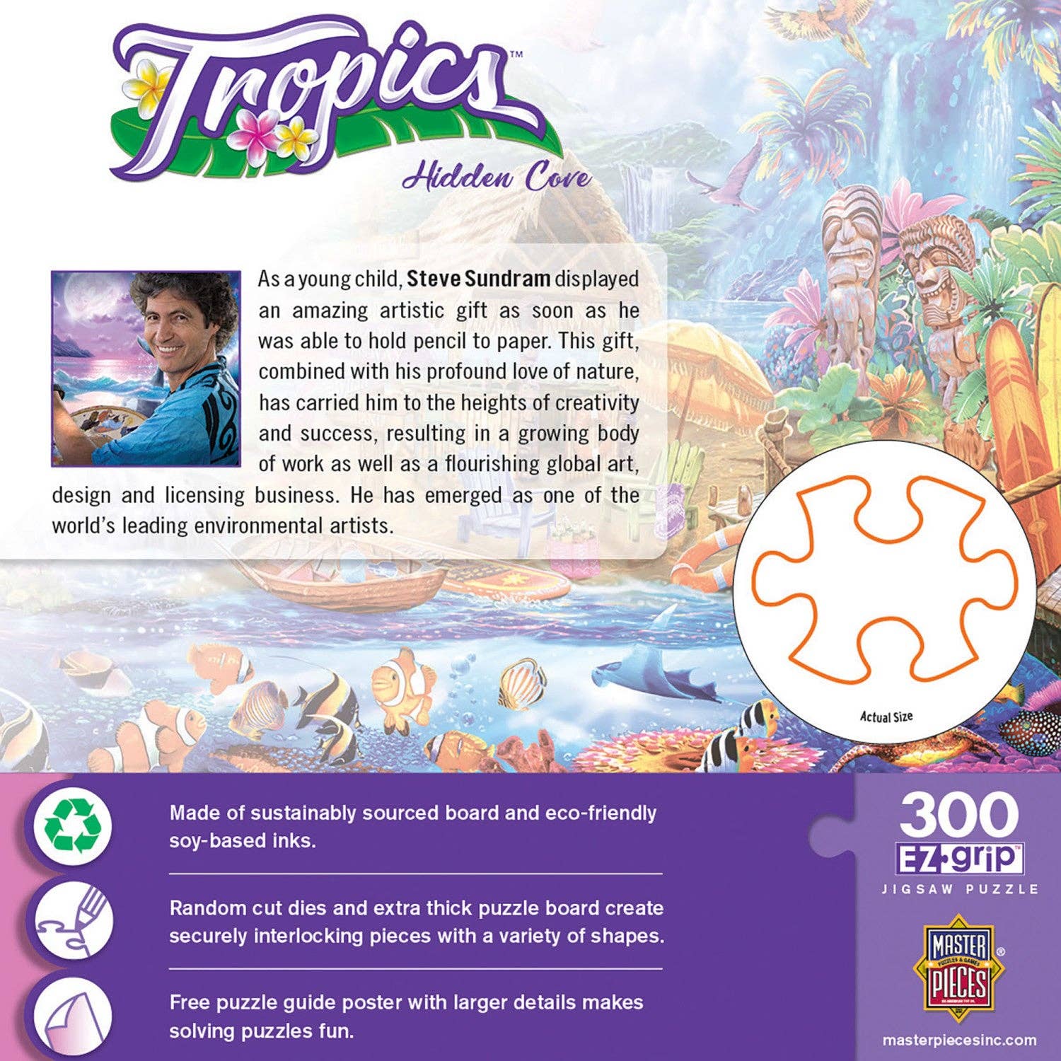 Tropics - Hidden Cove 300 Piece Jigsaw Puzzle by Masterpieces Puzzles