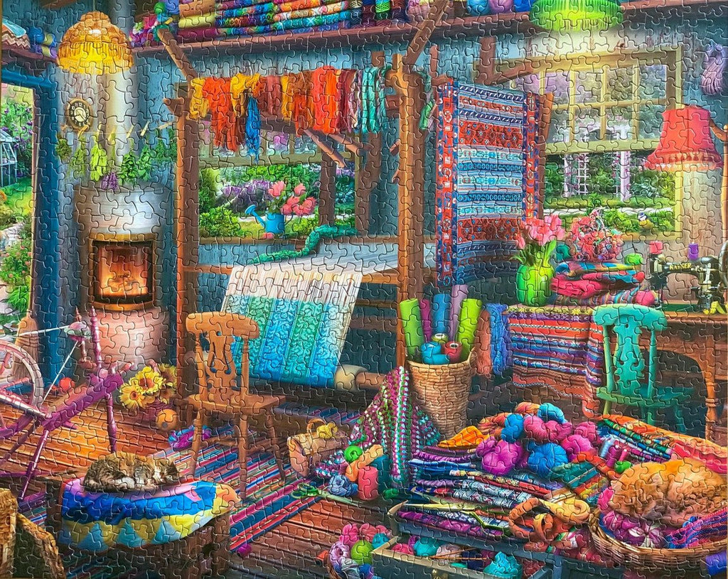 Weavers Cottage 1000 Piece Jigsaw Puzzle | Springbok Puzzles
