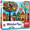 Whimsical Town - My Happy Place 500 Piece Jigsaw Puzzle by Masterpieces Puzzles
