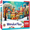 Whimsical Town - Winter Whimsey 500 Piece Jigsaw Puzzle by Masterpieces Puzzles