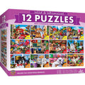 Wild & Whimscial Jigsaw Puzzle Collection - 12 Pack | Masterpieces Puzzles