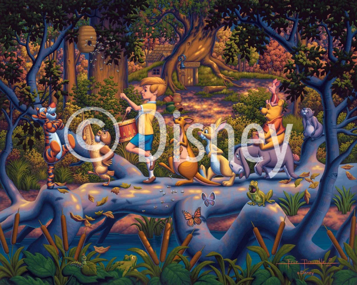 Winnie the Pooh – A Heroes Parade 500 Piece Jigsaw Puzzle by Disney and Dowdle