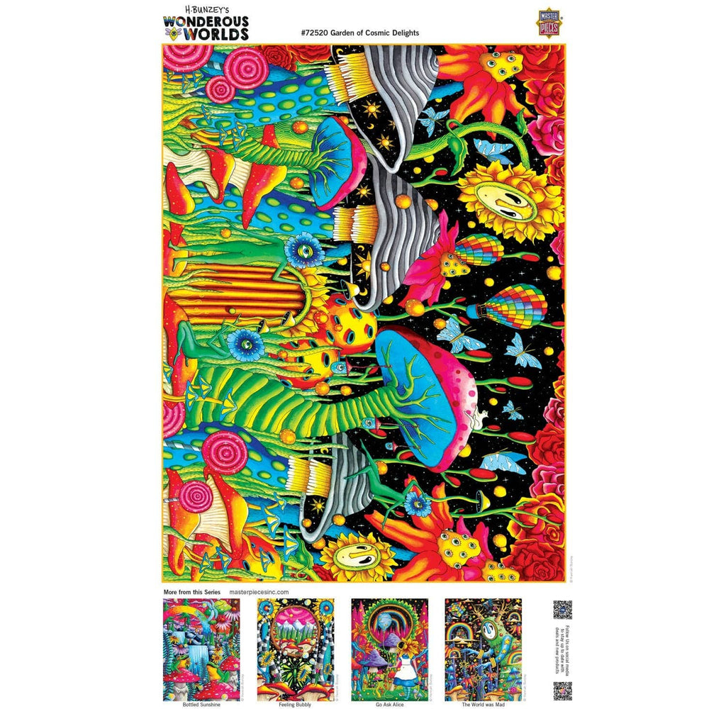 Wonderous Worlds - Garden of Cosmic Delight 1000 Piece Jigsaw Puzzle by Masterpieces Puzzles