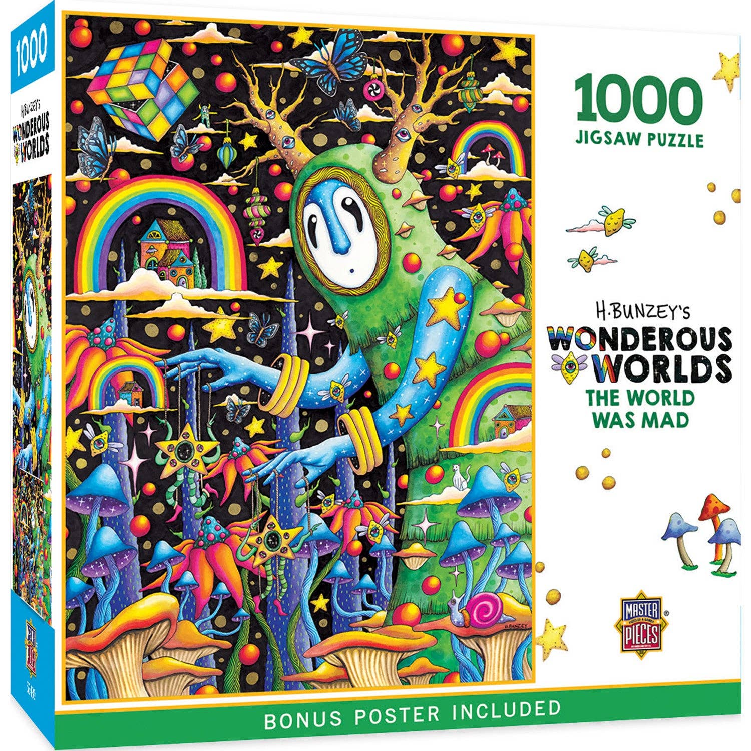 Wonderous Worlds - The World Was Mad 1000 Piece Puzzle by Masterpieces