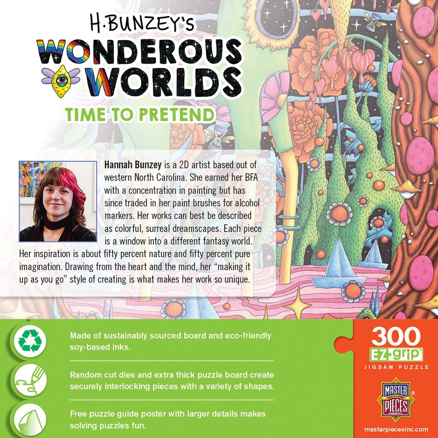 Wonderous Worlds Time to Pretend 300 Piece EZ Grip Jigsaw Puzzle by Masterpieces Puzzles