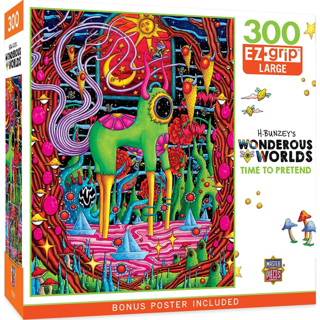 Wonderous Worlds Time to Pretend 300 Piece EZ Grip Jigsaw Puzzle by Masterpieces Puzzles